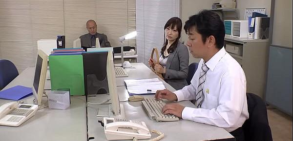  Japanese office lady, Noeru Mitsushima got cum in mouth, uncensored